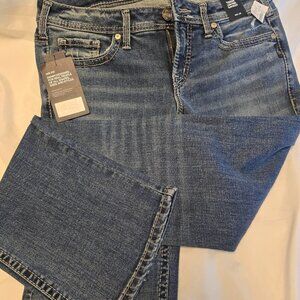 Silver‎ Tuesday slim boot cut jeans 34x35 - NWT